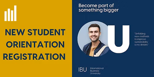 IBU Summer 2026 - New Student Orientation Registration