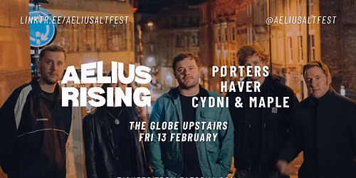 AELIUS RISING #3: P\u00d8RTERS at The Globe, Newcastle