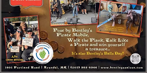 Bentley's Annual Talk Like a Pirate Day Costume & Dance Party