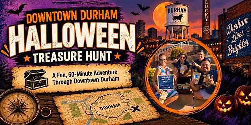 Downtown Durham Halloween Treasure Hunt - Walking Team Scavenger Hunt!