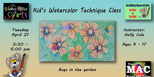 Kids's Watercolor Techniques Class