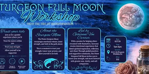 Pisces Sturgeon Full Moon Ritual Experience