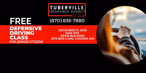 FREE Defensive Driving Class for Senior Citizens