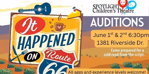 AUDITIONS for It Happened on Route 66!