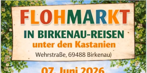 Flohmarkt unter den Kastanien in Reisen