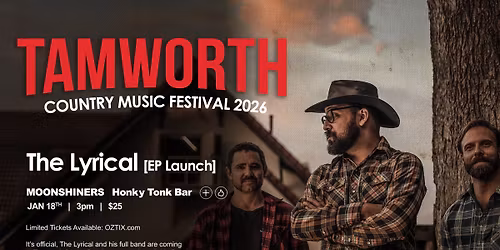 The Lyrical at Moonshiners Honky Tonk Bar (TAMWORTH COUNTRY MUSIC FESTICAL 2026)