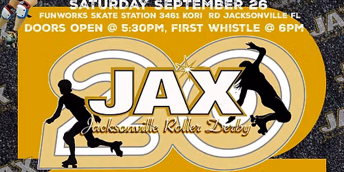 20th Anniversary DOUBLE HEADER - RCRP vs Tallahassee Roller Derby & More!