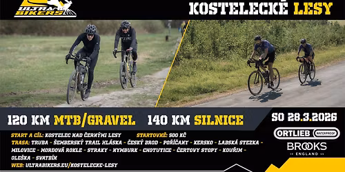 KOSTELECK\u00c9 LESY - 120\/140km v\u00fdzva UltraBikers Cupu
