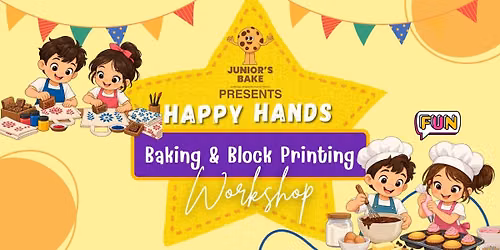 Happy Hands - Baking + Block Printing