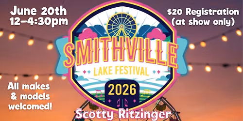 Scotty Ritzinger 1st Annual Memorial Car Show presented by Smithville Lake Festival