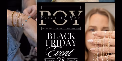 Black Friday Permanent Jewelry Event 