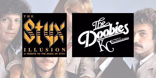 Double Headliner Evening: Tributes to Styx & Doobie Bros. at Aztec Shawnee Theater