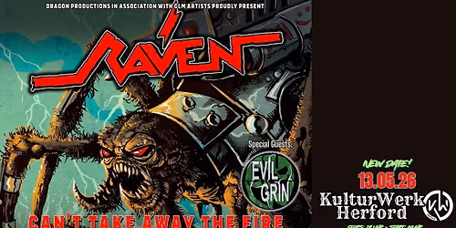 RAVEN (uk) - !!Neuer Termin!! -- Live im KulturWerk - Herford