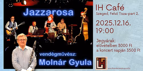 Jazzarosa kar\u00e1csonyi koncert \u00e9s t\u00e1ncest