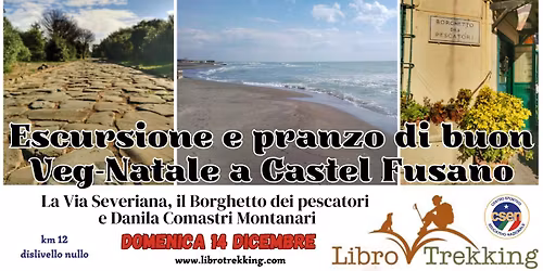 Escursione e pranzo di buon Veg-Natale a Castel Fusano