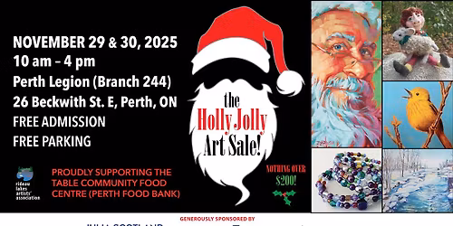 Holly Jolly Art Sale