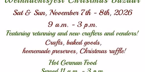 Weihnachtsfest Christmas Bazaar