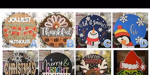 Sip & Paint @ Hard Core- HOLIDAY EDITION!