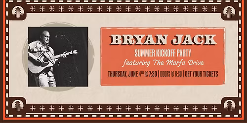 Bryan Jack live at The Cactus Cafe!