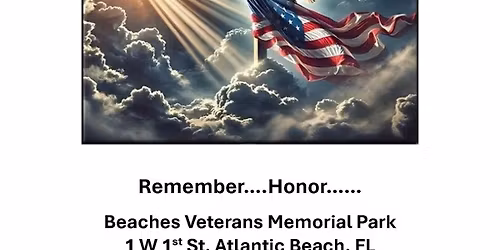 Memorial Day Ceremony | BVMP | Atlantic Beach, Florida