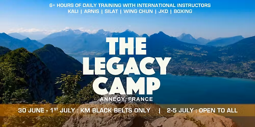 THE LEGACY CAMP 2026 - ANNECY