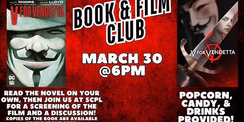 BOOK & FILM CLUB - "V FOR VENDETTA"