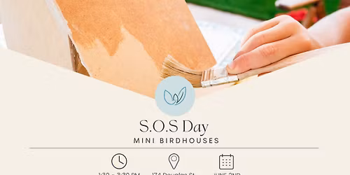SOS Day - Mini Birdhouses