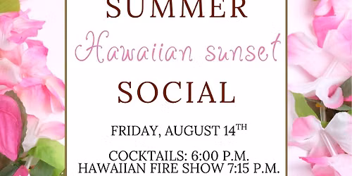 Hawaiian Summer Sunset Social