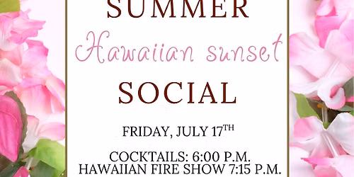 Hawaiian Summer Sunset Social