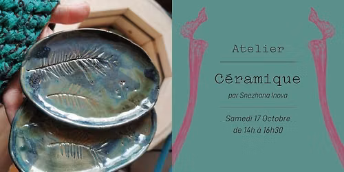 Atelier c\u00e9ramique - sur 1 jour