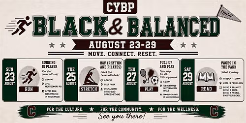 Black & Balanced Week: Pages in the Park Silent Reading
