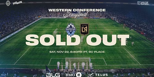 Los Angeles FC at Vancouver Whitecaps - MLS Cup Playoffs Conference Semifinals Tickets