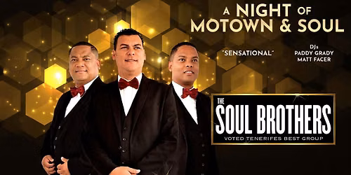 The Soul Brothers Live \u2013 Motown & Soul Night with Paddy Grady