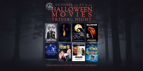 Halloween Movie Trivia Night at Wild River Pub