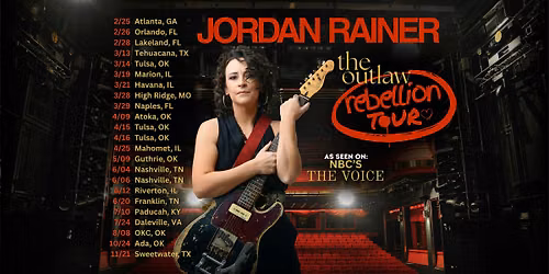 Jordan Rainer "the outlaw rebellion Tour" at Paducah Beer Werks