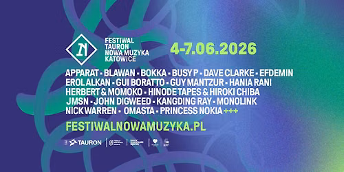 Tauron Nowa Muzyka Katowice 2026