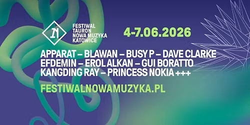 Tauron Nowa Muzyka Katowice 2026