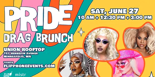 Pride Rooftop Drag Brunch- Minneapolis 