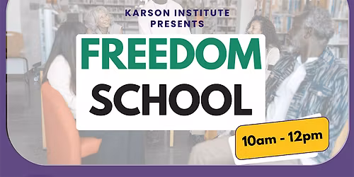 April Touch of Freedom School