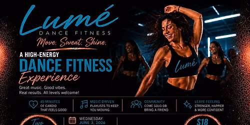 Lum\u00e9 Dance Fitness Pop Up