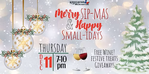 Merry SIP-mas & Happy SMALL-idays! \ud83c\udf85