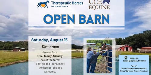 Open Barn - CCE Equine Farm Tour