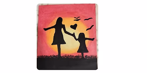 Calgary\u2019s Paint & Sip Experience at Raw Canvas: Sunday Family Day