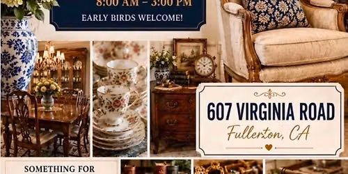 Estate sale in Fullerton