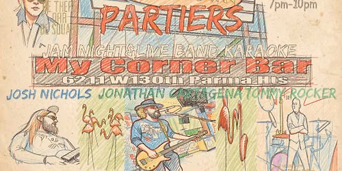 Parmatown Partiers Musicians Jam Night+Live Band Karaoke