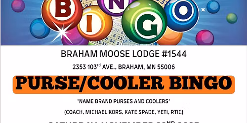 PURSE/COOLER BINGO