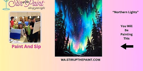 Seattle Paint and Sip, Paint Party, Paint Night With Stir Up The Paint