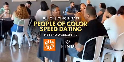 People of Color Speed Dating for Singles Ages 24-40 | Cincinnati