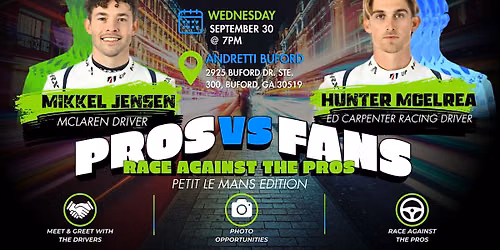 Pros vs. Fans: Petit Le Mans Edition with Mikkel Jensen & Hunter McElrea