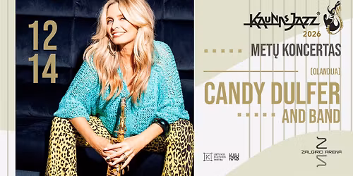 CANDY DULFER AND BAND (Olandija) \u2013 Kaunas Jazz 2026